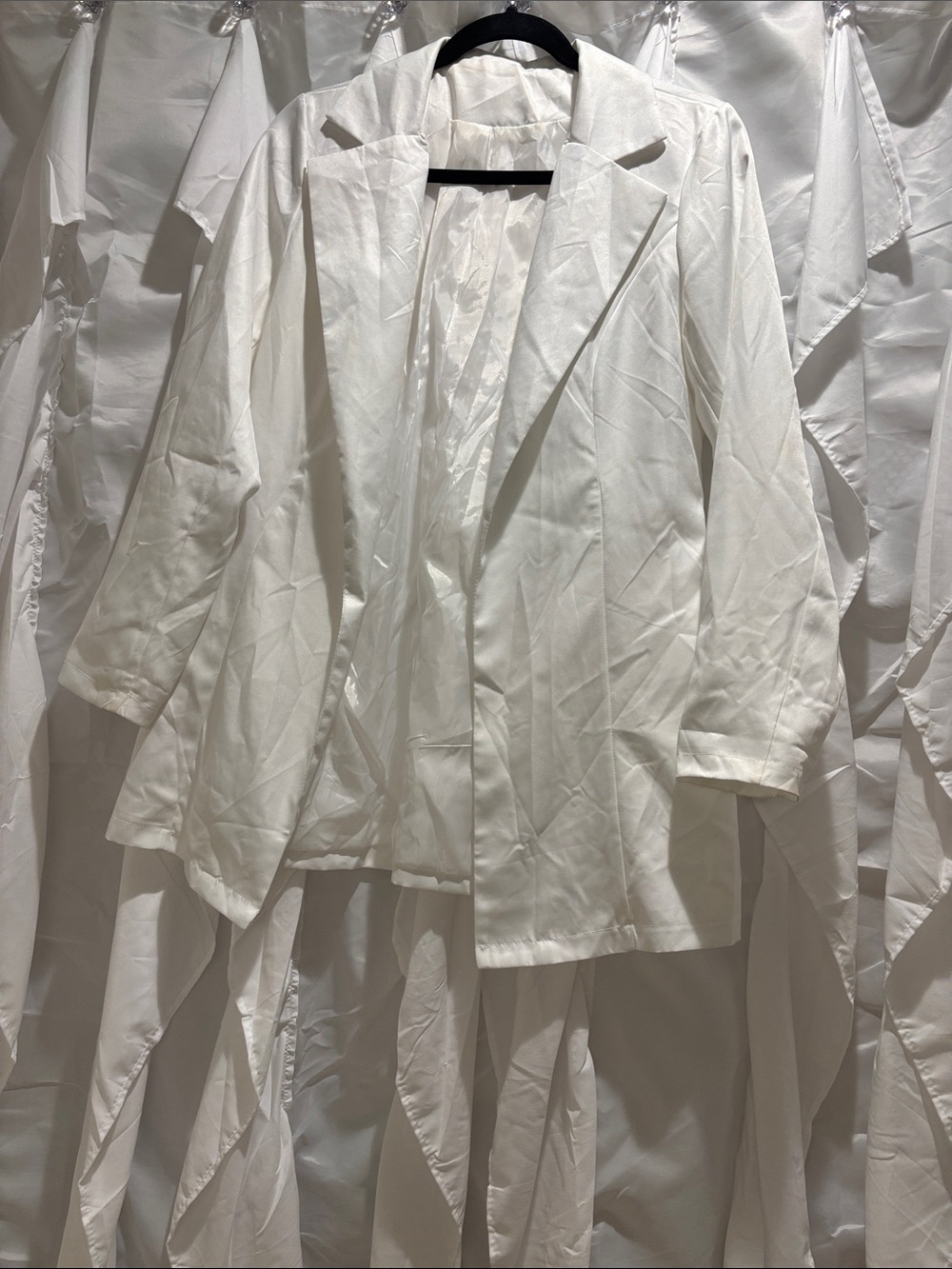 White Women's Blazer Jacket